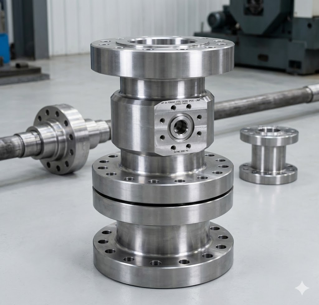 API 6A Forging Steel Casing Spools manufactured by Jiangsu Liangyi